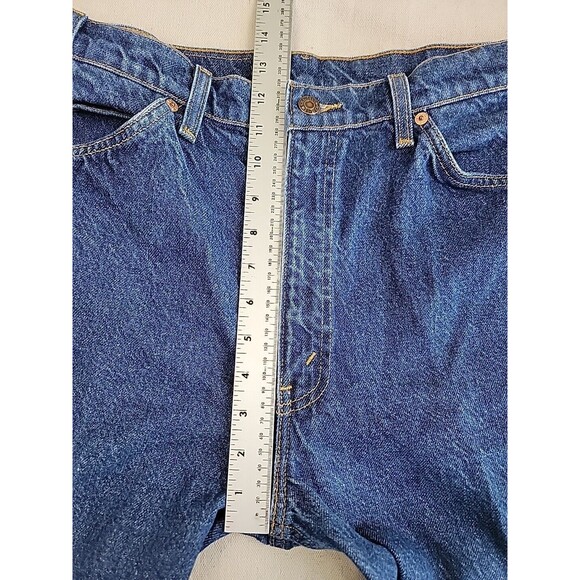 Vintage Levis 505 Jeans Mens 33x32 Straight High Rise Blue Cotton 90s - Picture 7 of 16